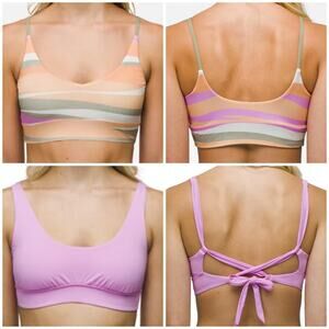 Prana Willow Falls Reversible Top & Mallorca Top Small Waves Cosmos Swim Set